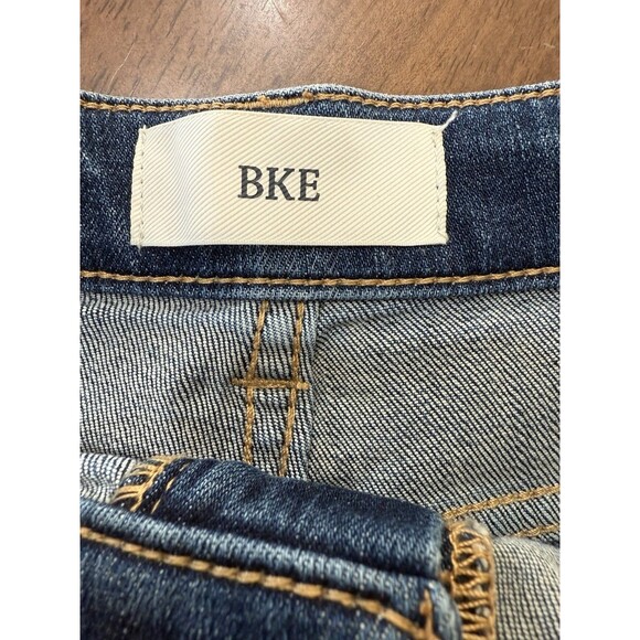 BKE Denim Stella Mid-Rise Distressed Cutoff Jean Shorts Raw Frayed Hem 29 - Picture 5 of 10